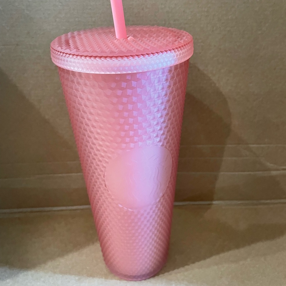 Starbucks pink lemonade studded tumbler